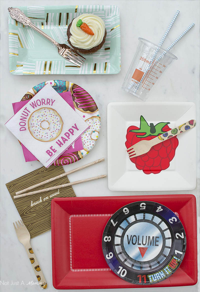 Pretty and disposable party products from paper and other sustainable sources