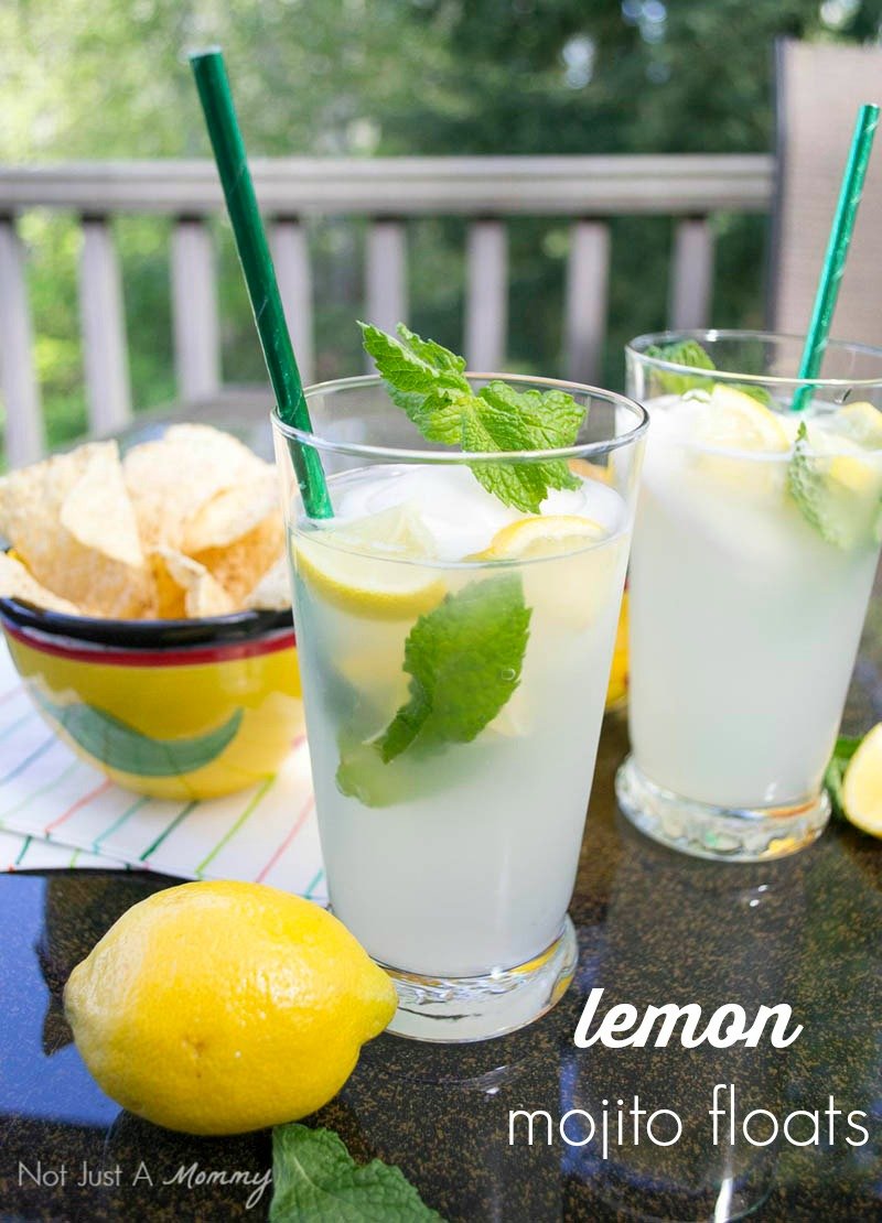 3 Boozy Floats Perfect For Summer; Lemon Mojito Floats