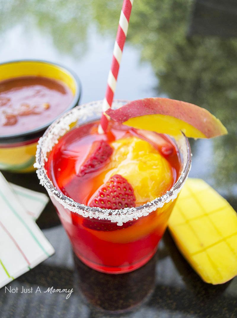3 Boozy Floats Perfect For Summer; Mango Strawberry Margarita Float