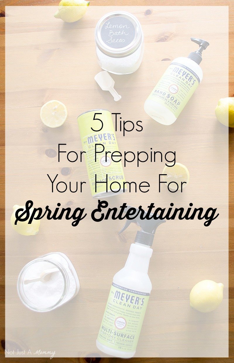 5 Tips To Prepping Your Home For Spring Entertaining