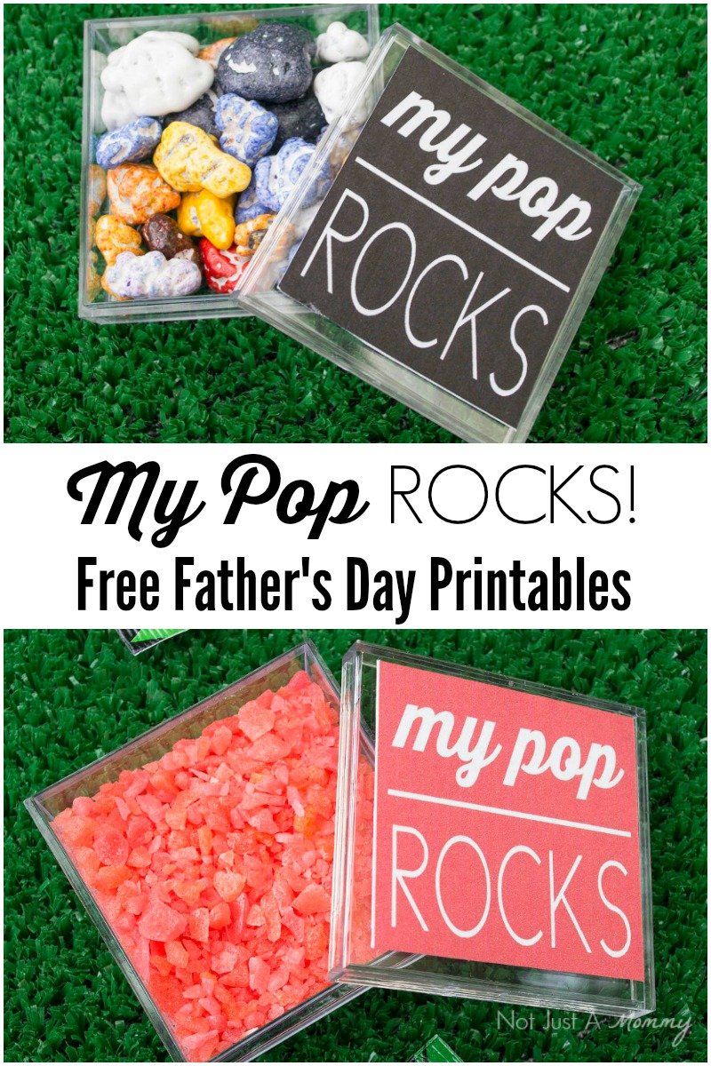 My Pop Rocks Father's Day printables