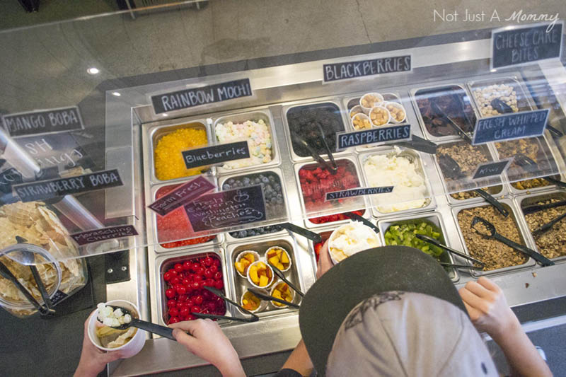 Aloha To Summer froyo toppings
