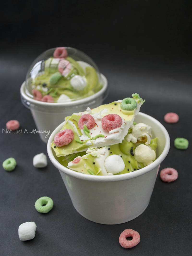 Ghostbusters Inspired popcorn candy bark