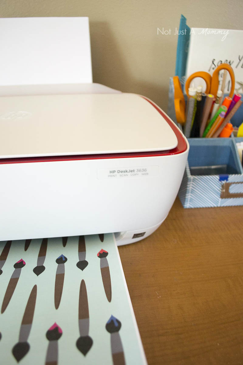 How to cover a boring notebook; HP 3636 printer