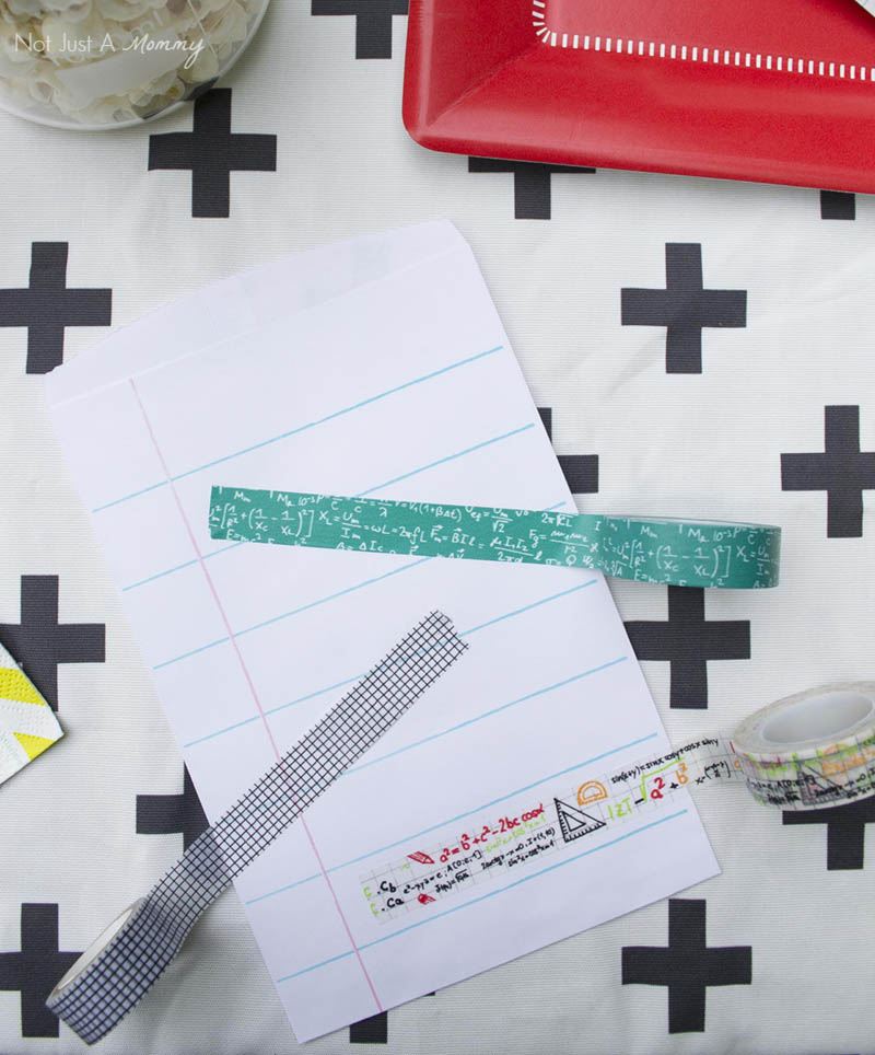 Not your typical must haves for your back to school party; washi tape