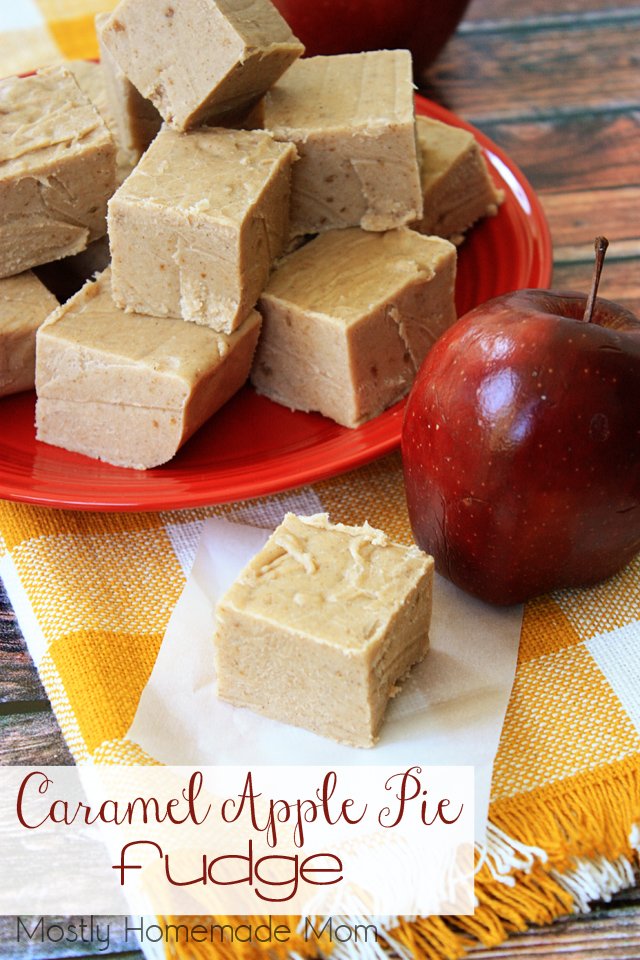 Fabulous Apple Themed Ideas For Fall; apple pie fudge