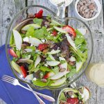 Cranberry Apple-Pear Salad perfect for autumn!