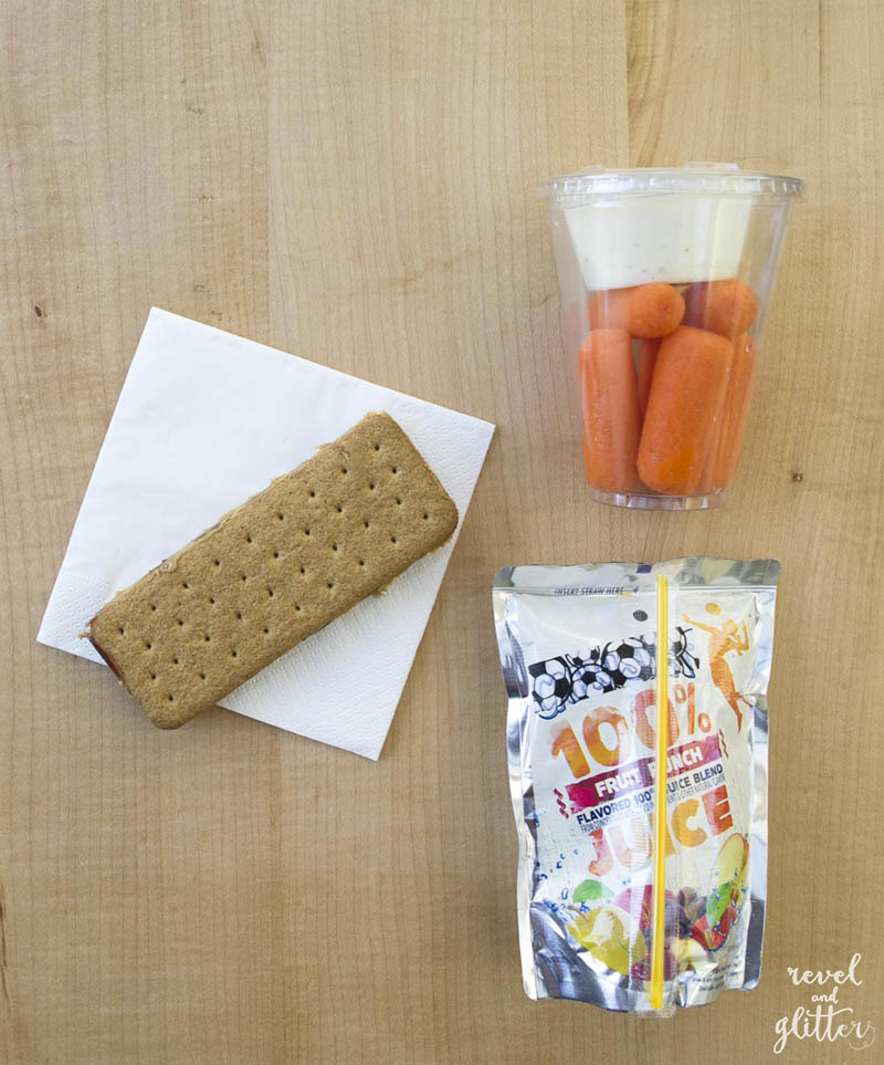DIY team snack bags and great snack combos