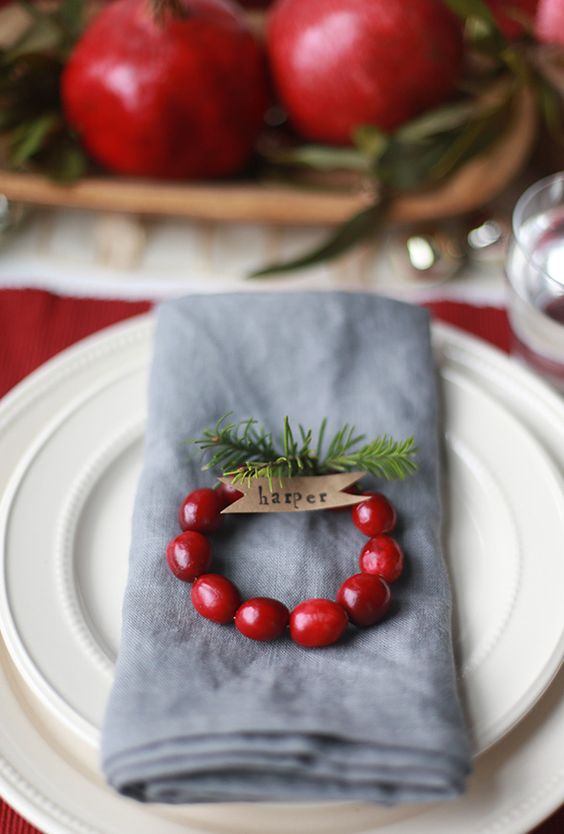Thanksgiving in Cranberry placecard