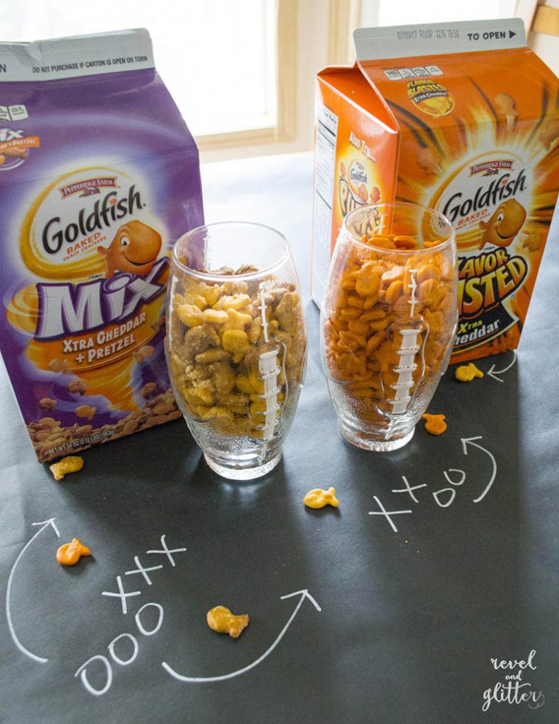 4th And Goldfish; Goldfish crackers football game favors
