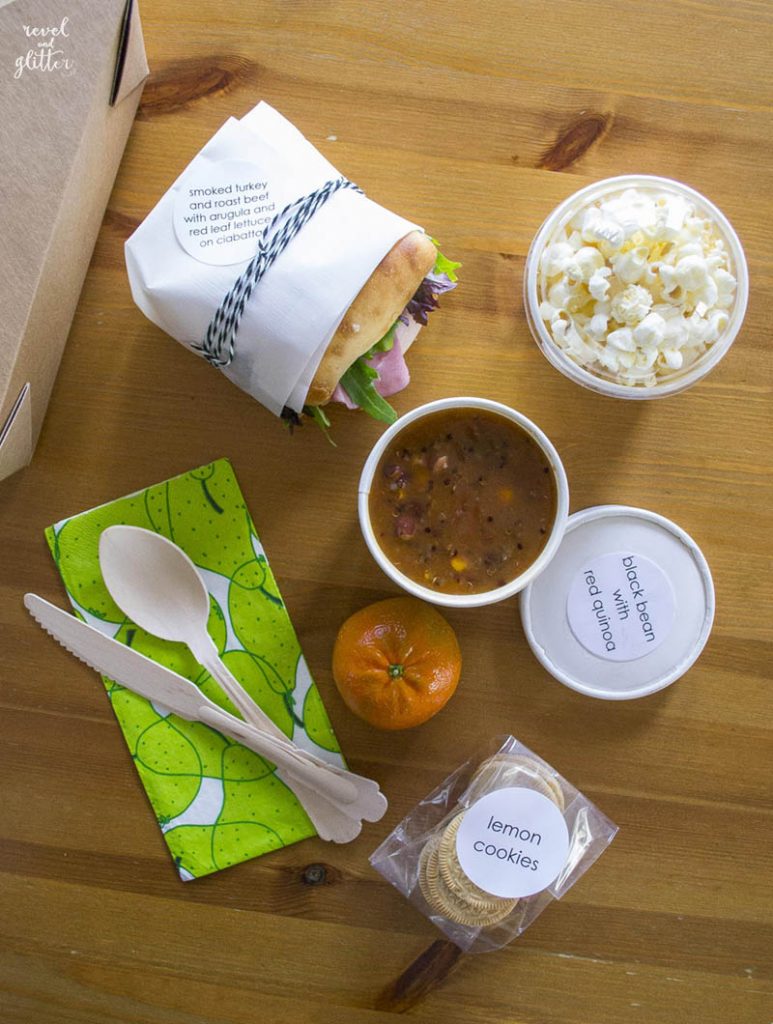 How to create picnic-inspired lunches; soup and sandwich