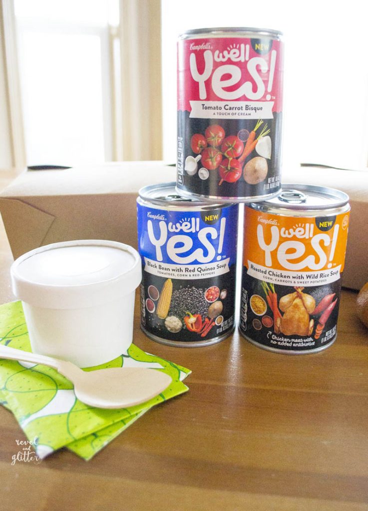 How to create picnic-inspired lunches; soup cans