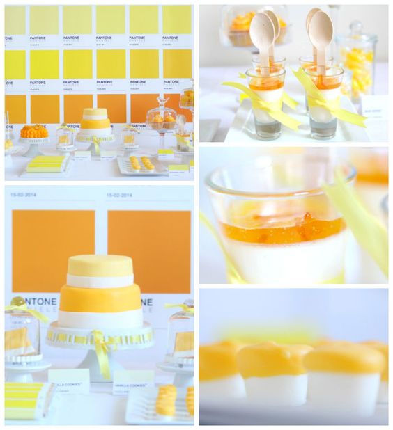 Be inspired with PANTONE and throw a PANTONE-inspired party; orange party