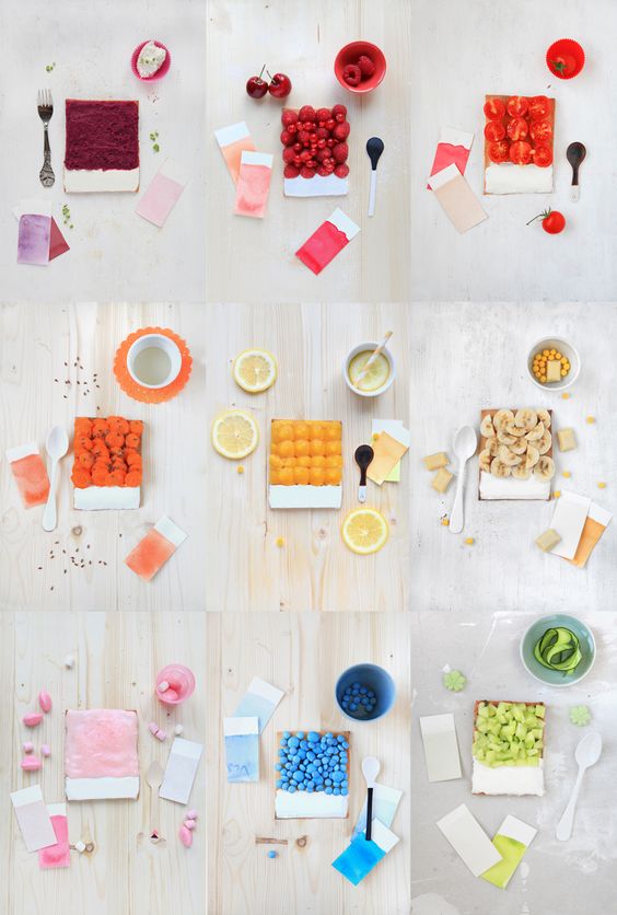 Be inspired with PANTONE and throw a PANTONE-inspired party; snack ideas