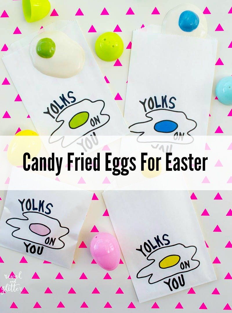 Candy Fried Eggs for Easter!