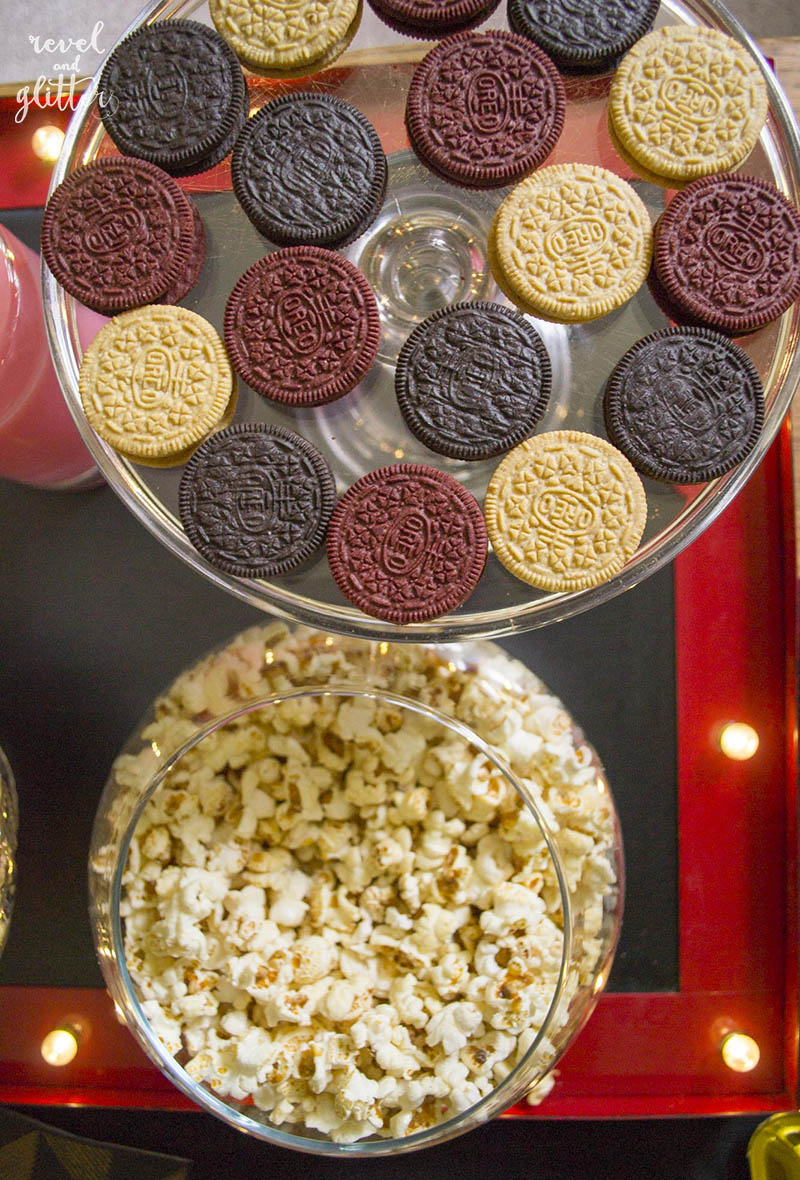 Host a Wonderfilled Movie Night with OREO; popcorn and cookies
