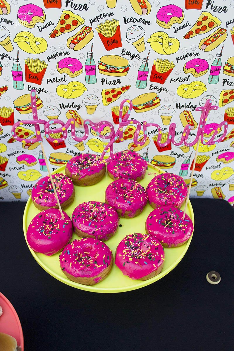 National Doughnut Day 2020; polymer clay sign