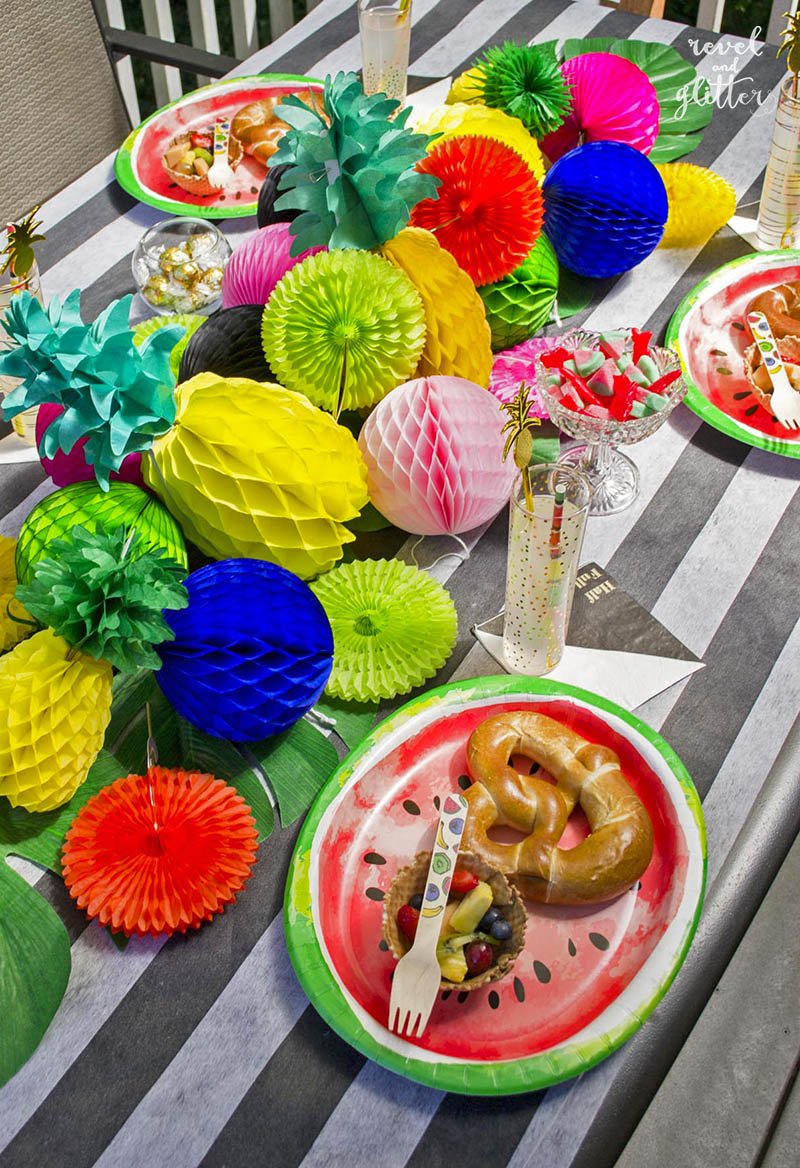 Celebrate summer fruit dining alfresco