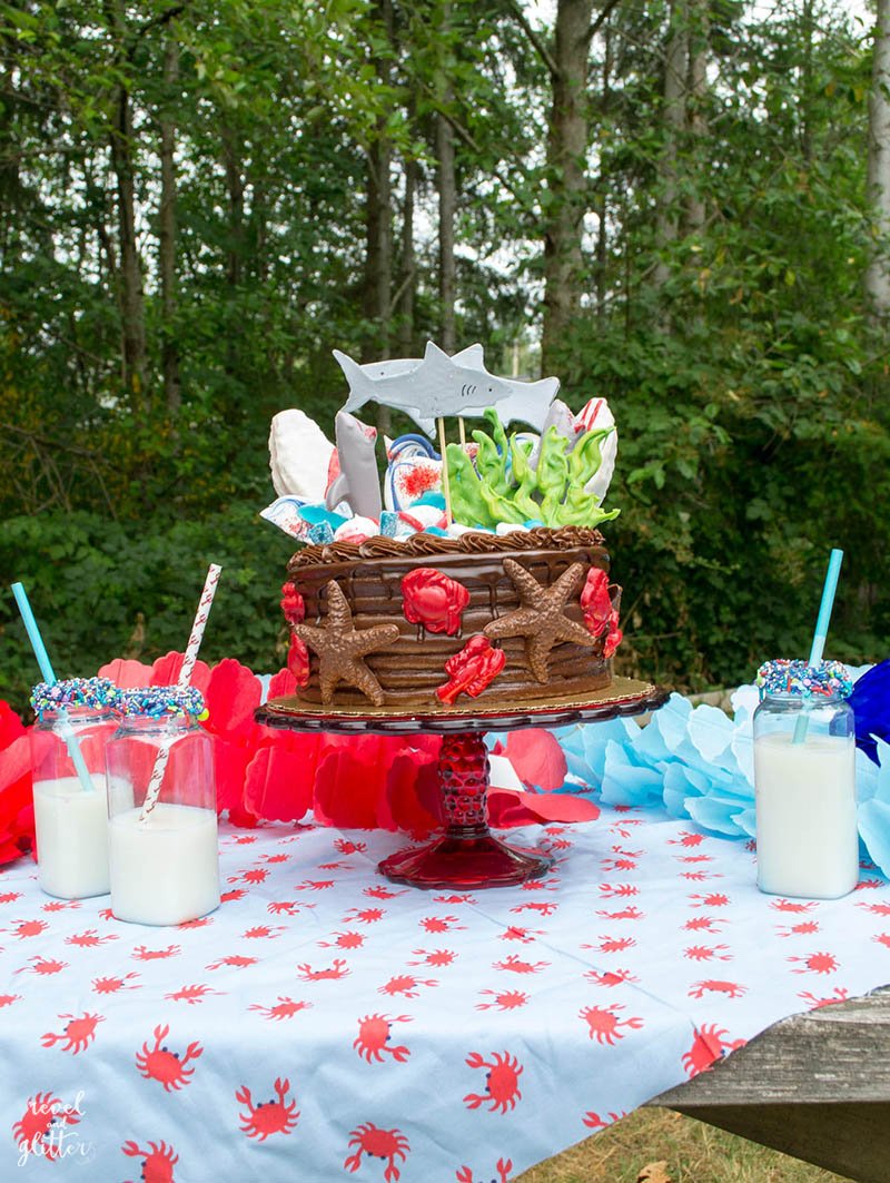 How to create a crazy cake for Shark Week! cake