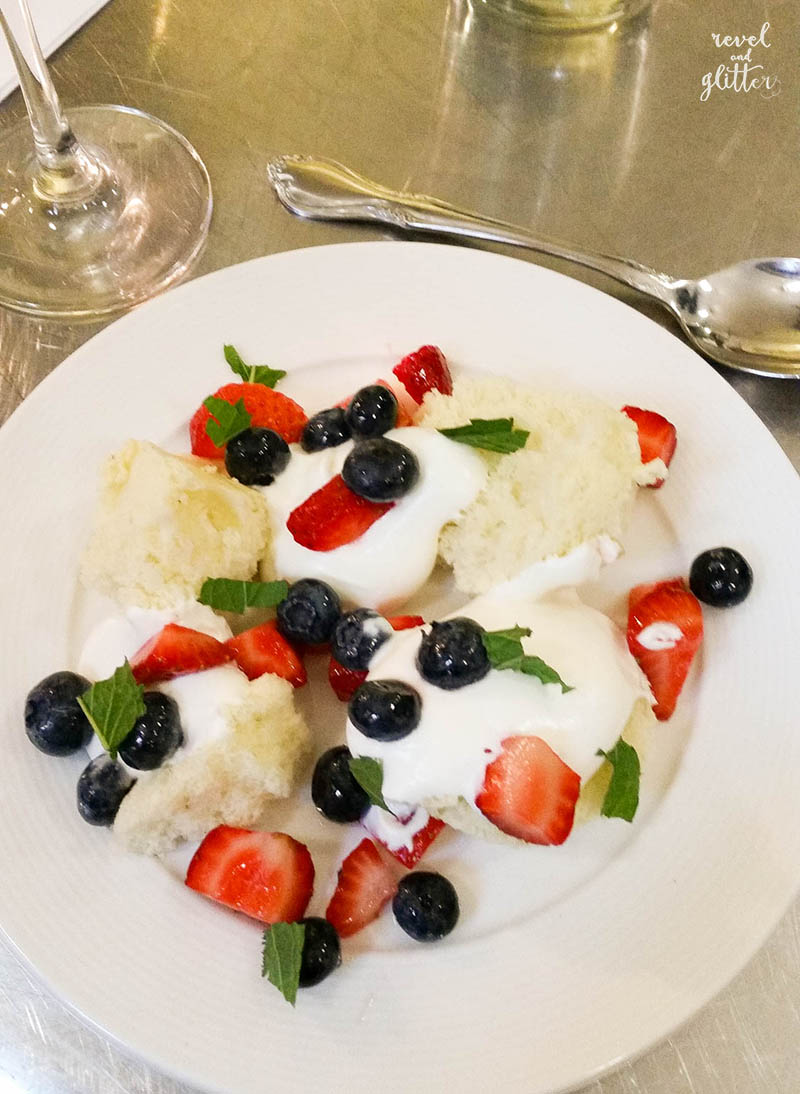 An Evening of Food, Wine and Learning with Eat Seattle; Tonka bean sponge with whipped chantilly