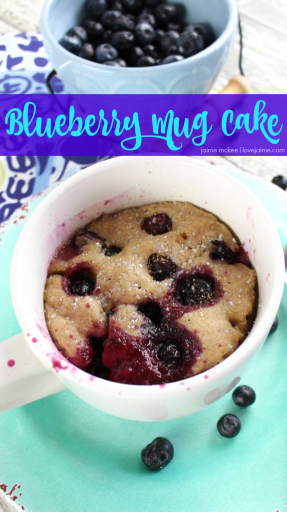 30+ Hanging Onto Summer Ideas; blueberry mug cake