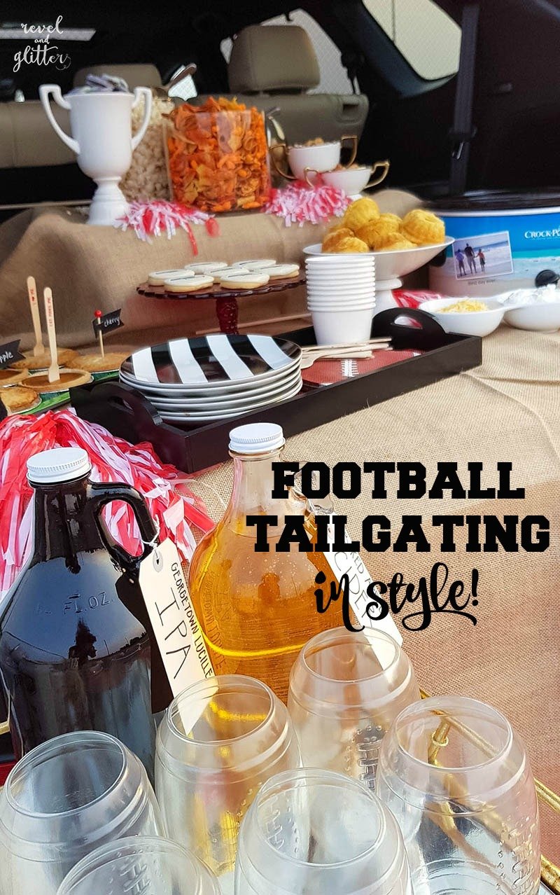 The only way to do football tailgating, in style!
