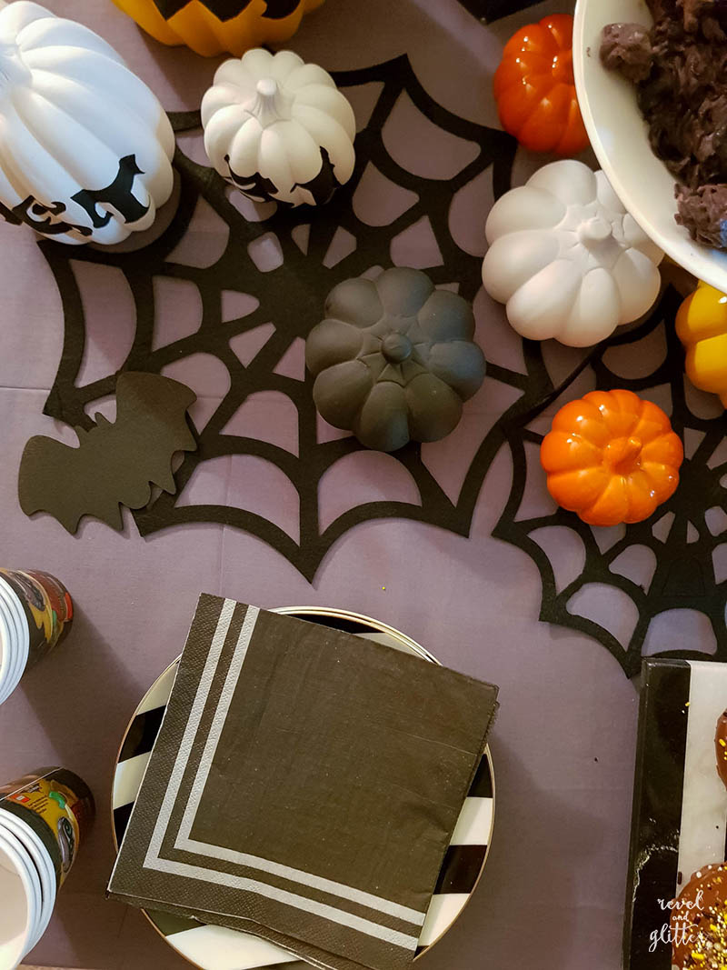 Batman-Inspired Halloween Party; tableware