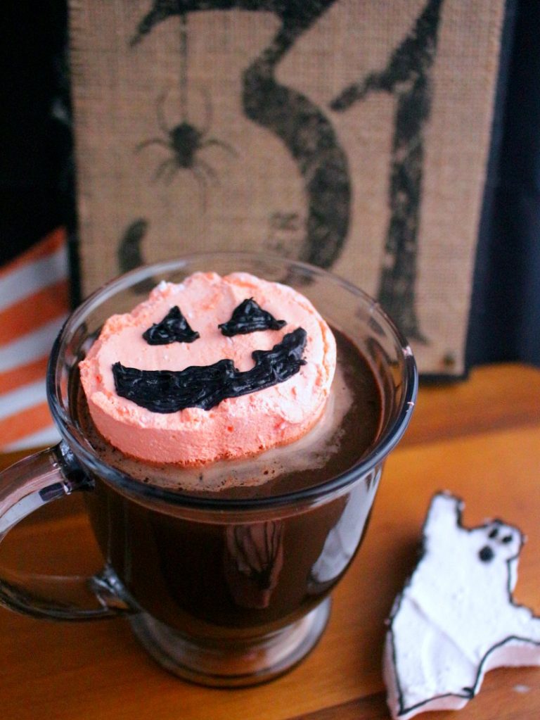 It’s Halloweek! Midnight Cocoa with Spooky Marshmallows