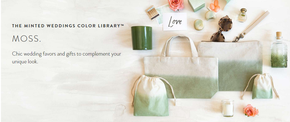 Minted Weddings Color Library™; green