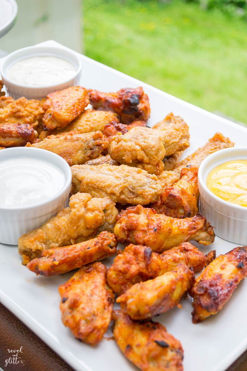 Awesome Father's Day party ideas; chicken wings