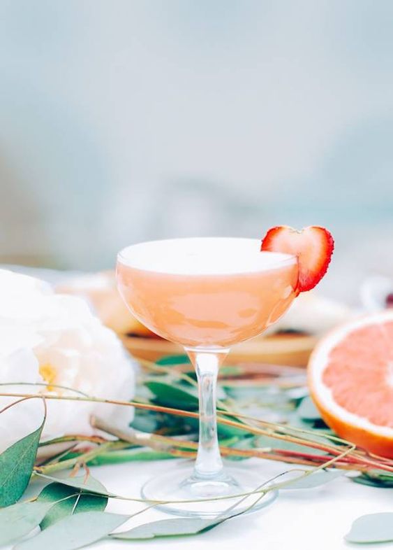 Entertaining with the Color of the Year - Living Coral; cocktails