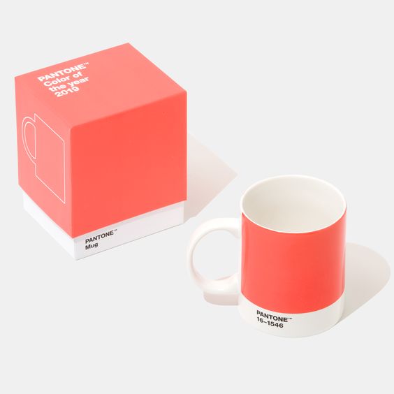 Entertaining with the Color of the Year - Living Coral; mug