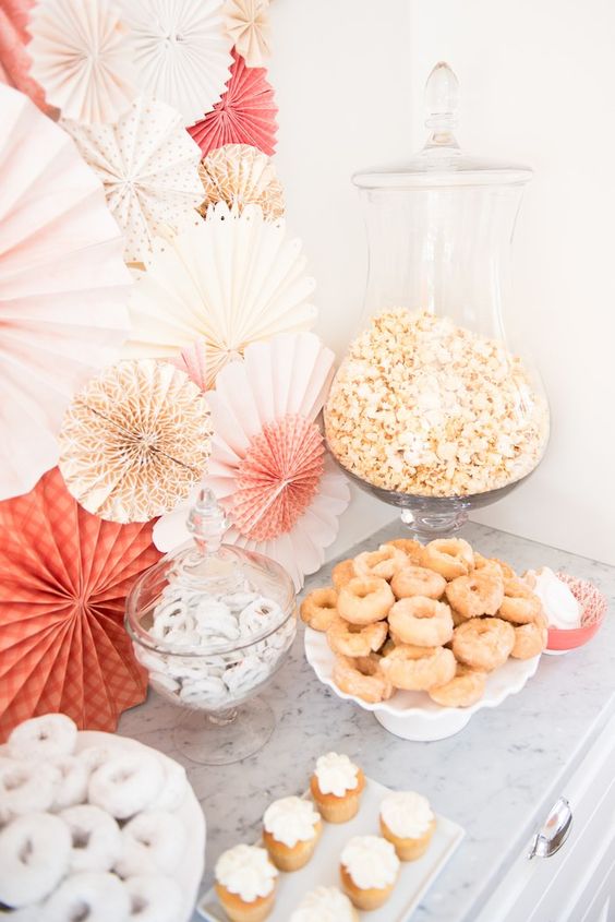 Entertaining with the Color of the Year - Living Coral; party bar