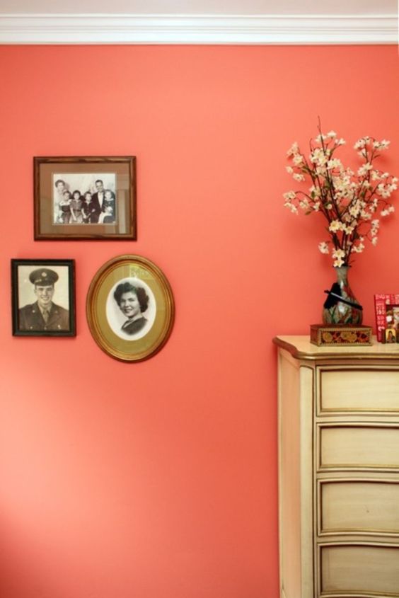 Entertaining with the Color of the Year - Living Coral; paint