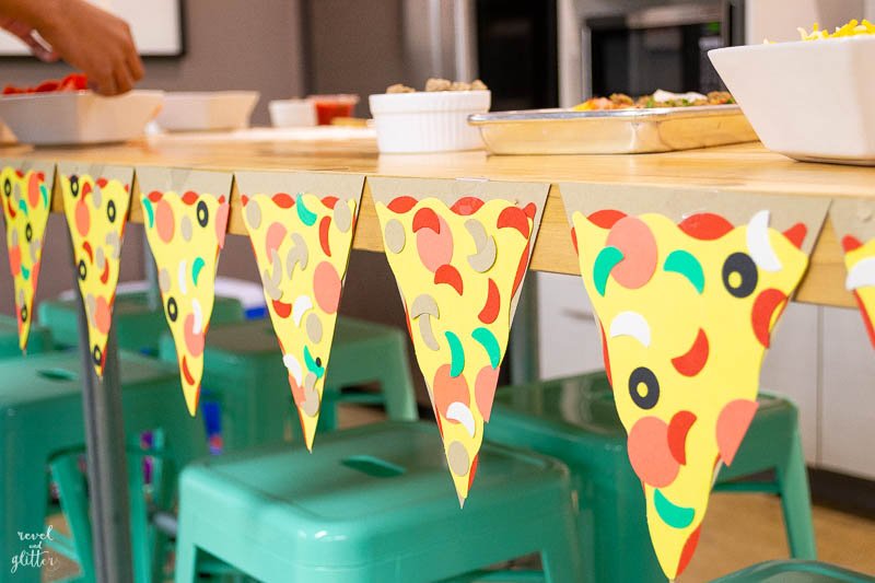 Host a Pizza Making Party! garland closeup