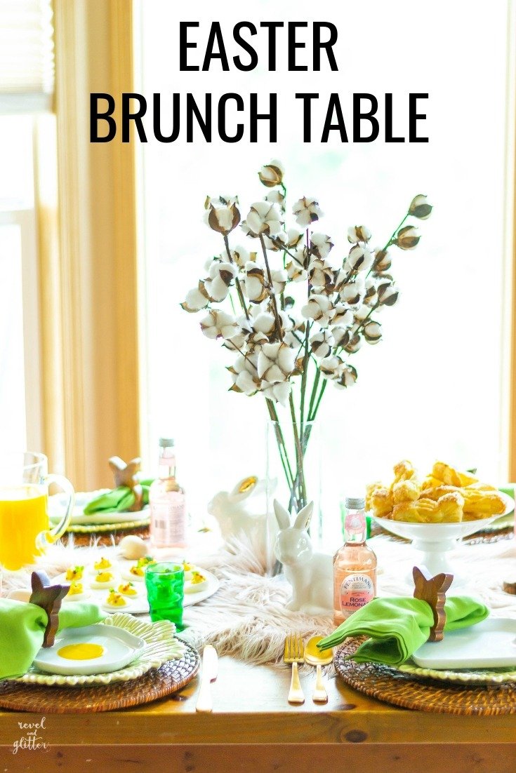 Entertaining tips to creating an Easter Brunch table