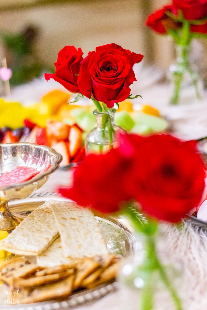 A Roses and Rosé Soiree; roses closeup