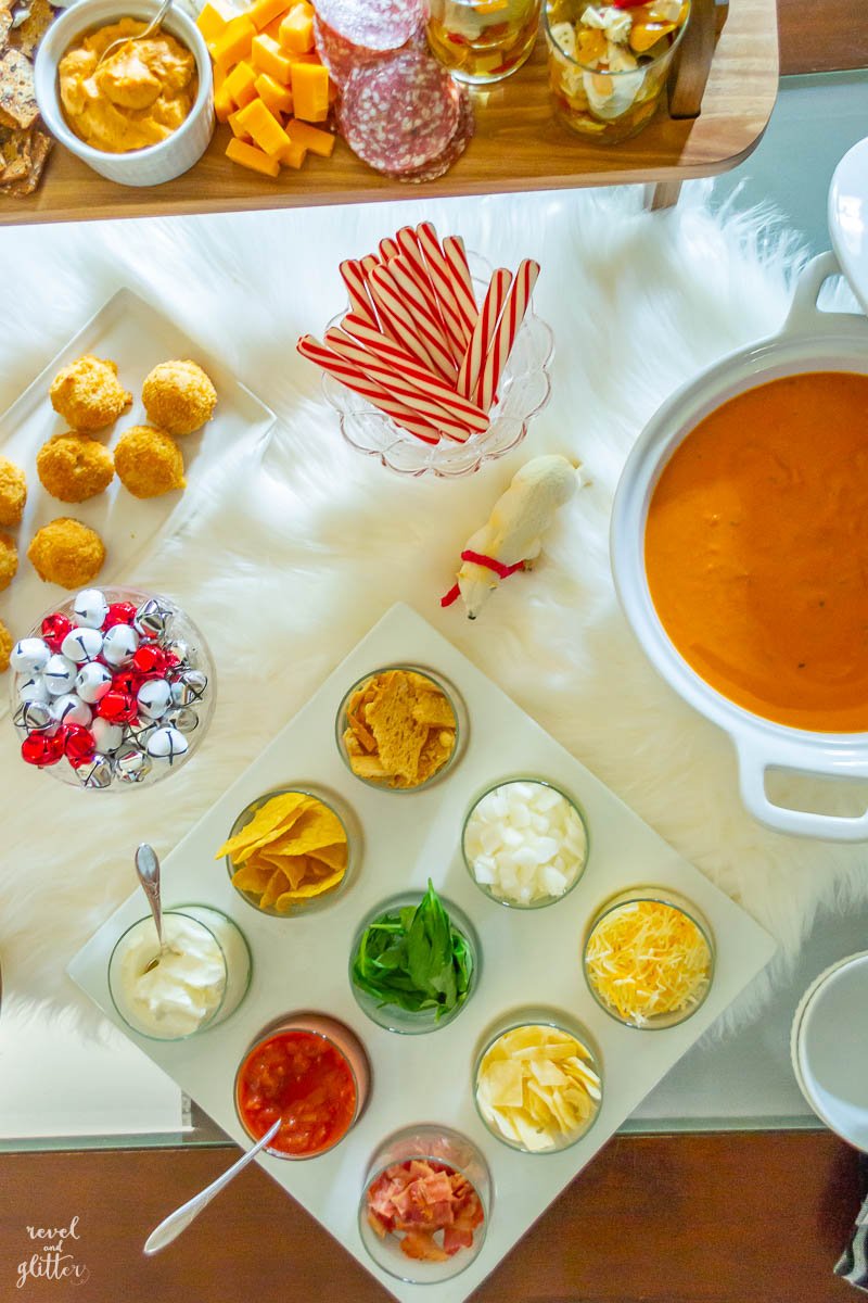 Host a Holiday Open House with Coca Cola; tomato soup bar