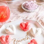 Galentine's Day Brunch; cake gems