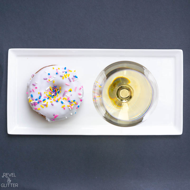 Wine and Doughnut Pairings To Try for National Doughnut Day; vanilla with riesling