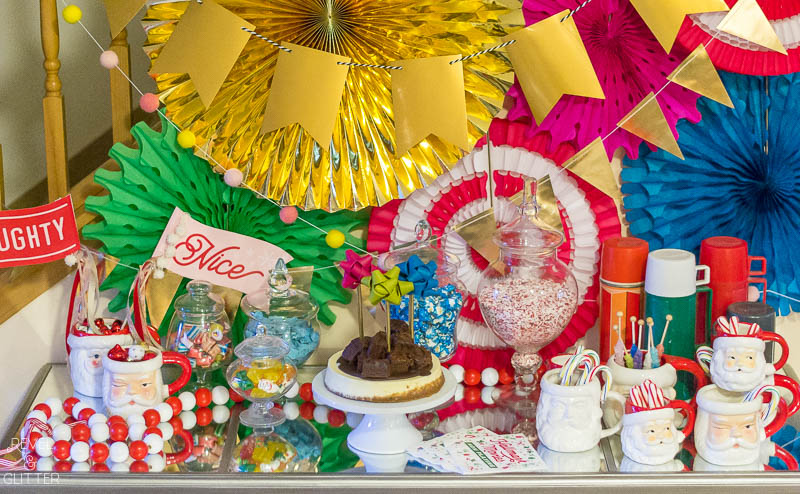 Make Christmas Bow Cake Toppers With Polymer Clay; party tabletop